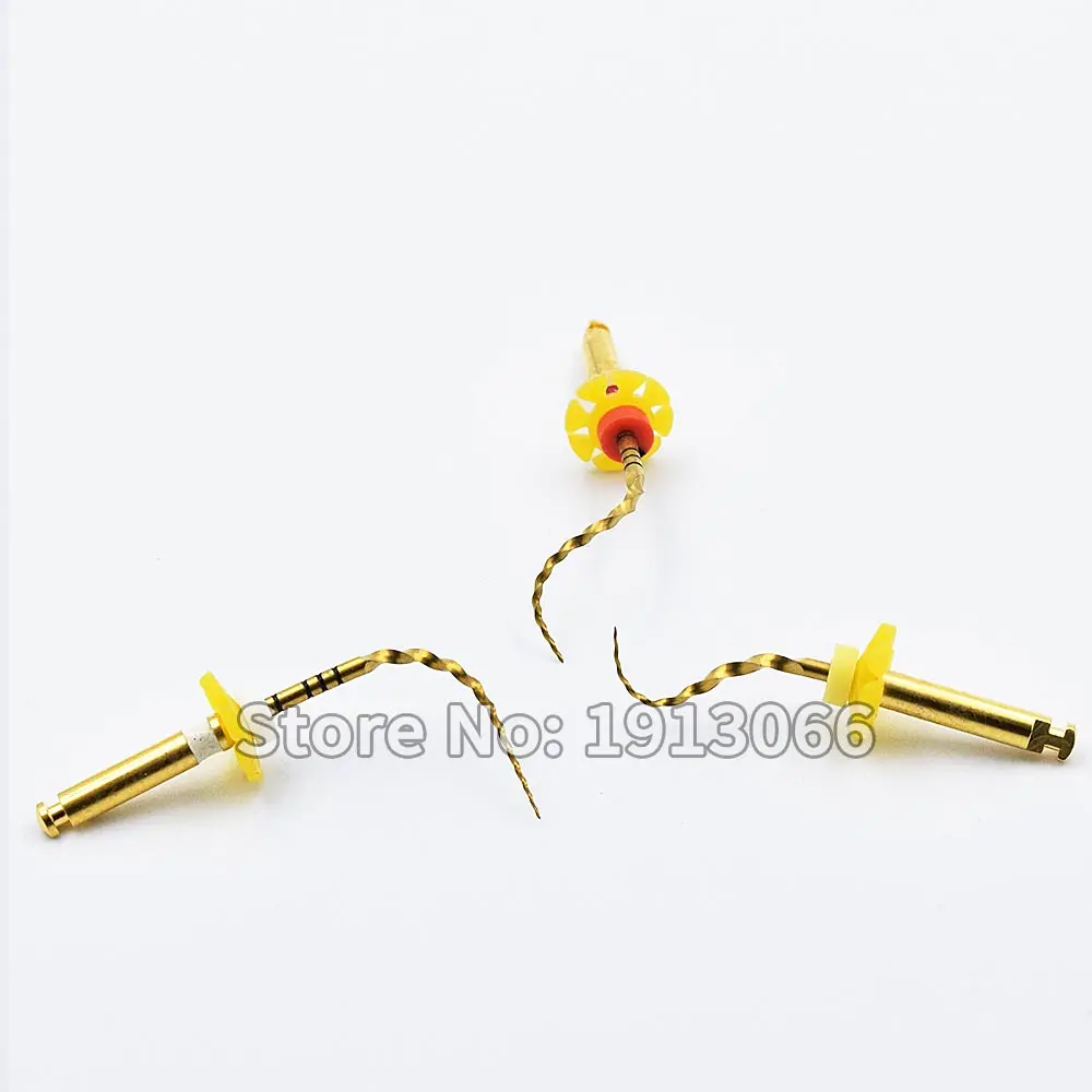 

Dental instrument heat activation GOLD files universeral engine use rotary files endondontic root canal NITI dentist tool