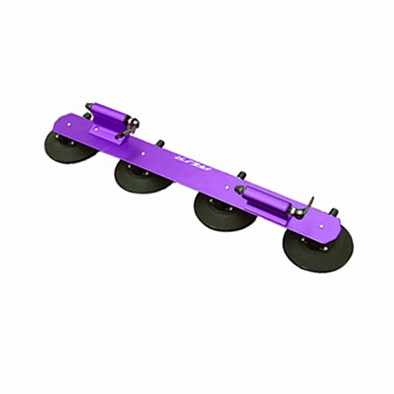 Верхние всасывающие на крышу велосипедные подножки аксессуары для велосипедов Sustion Cup Roof Rack Cycle SUV Sucker Talon Автомобильные стойки Запчасти для велосипедов - Цвет: 2 Bike Purple
