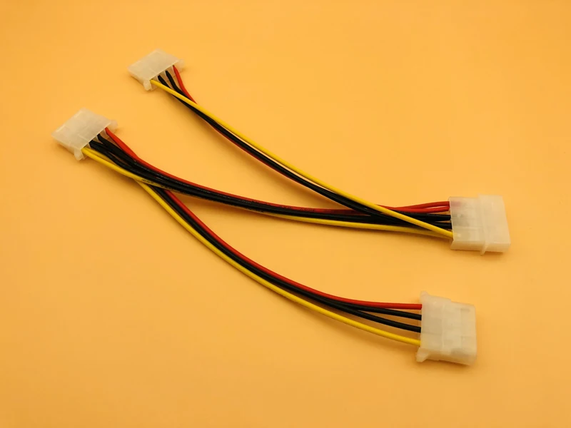 Новый 4Pin кабель питания один Molex папа на 3 порта IDE Женский блок сплиттер адаптер