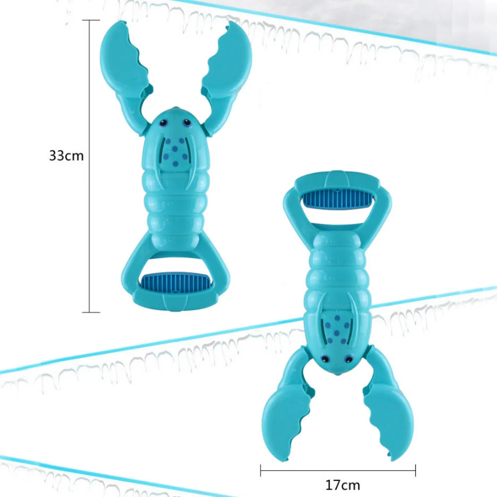 Снежная модель песка, краб, креативный Снежный мяч, клип, игрушка, Омар, детский игровой инструмент, краб, плиерскартон, Лобстер, снежный шар, клип, зима