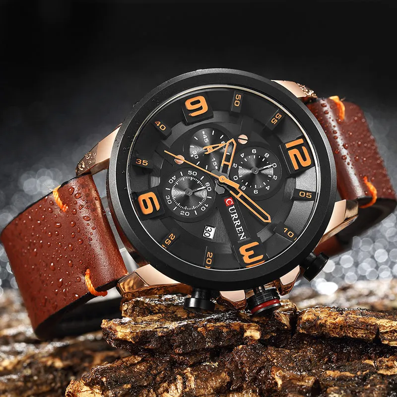 Relogio Masculino Новинка Curren 8288 мужские s часы лучший бренд класса люкс кожаные