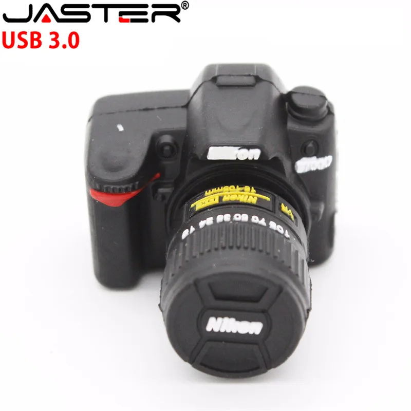 Камера JASTER USB 3,0 с мультипликационным принтом Nikon, высокоскоростная креативная usb-карта памяти U disk 64 ГБ 32 ГБ 16 ГБ 8 ГБ 4 ГБ, поддержка видео и свадьбы