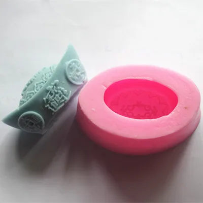 Chinese ancient money soap mould handmade soap silicone mold Chinese ancient money soap mould handmade soap silicone mold