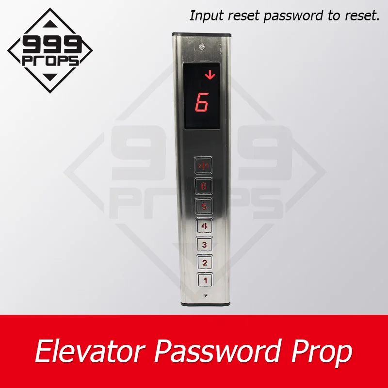 

999PROPS Elevator Password Prop Escape Room Game Real life input correct password to unlock puzzle game