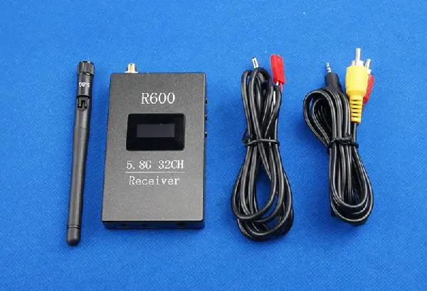 Мини FPV 5 8G 32CH Autoscan A/V приемник (VRX) с OLED-дисплеем канала (стандартный разъем) R600 для