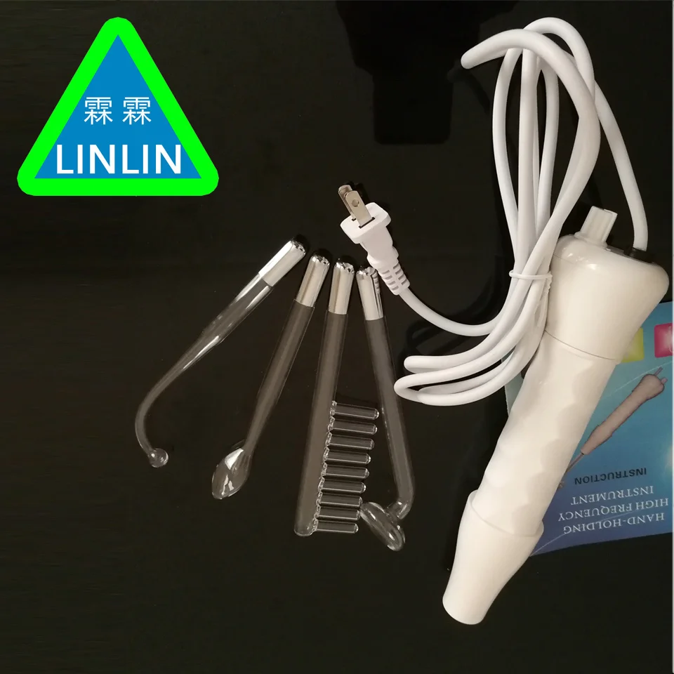Pаспродажа LINLIN уход за кожей лица Спа салон красота акне Remover Высокочастотный электрод стекло трубки Электротерапия D #039;arsonval