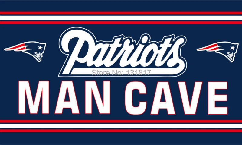 New England Patriots Man Cave Flag Flag Cloth Flag Boxesflag Print Aliexpress