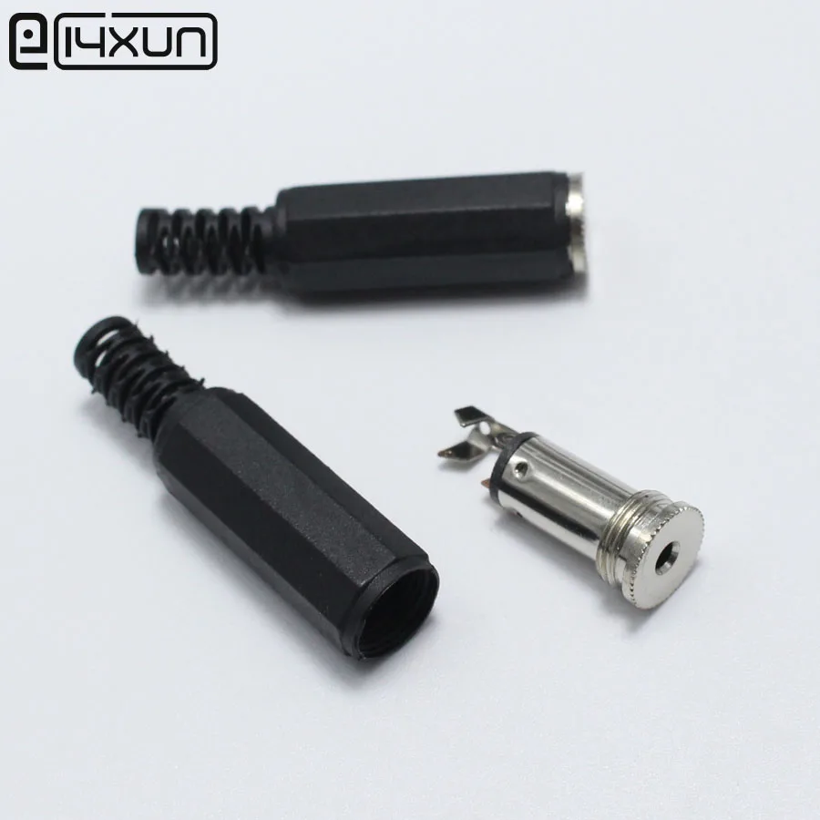 

5pcs 2.5mm DC Power Socket 2.5 Stereo Audio jack Welding Type Microphone Adapter Connector