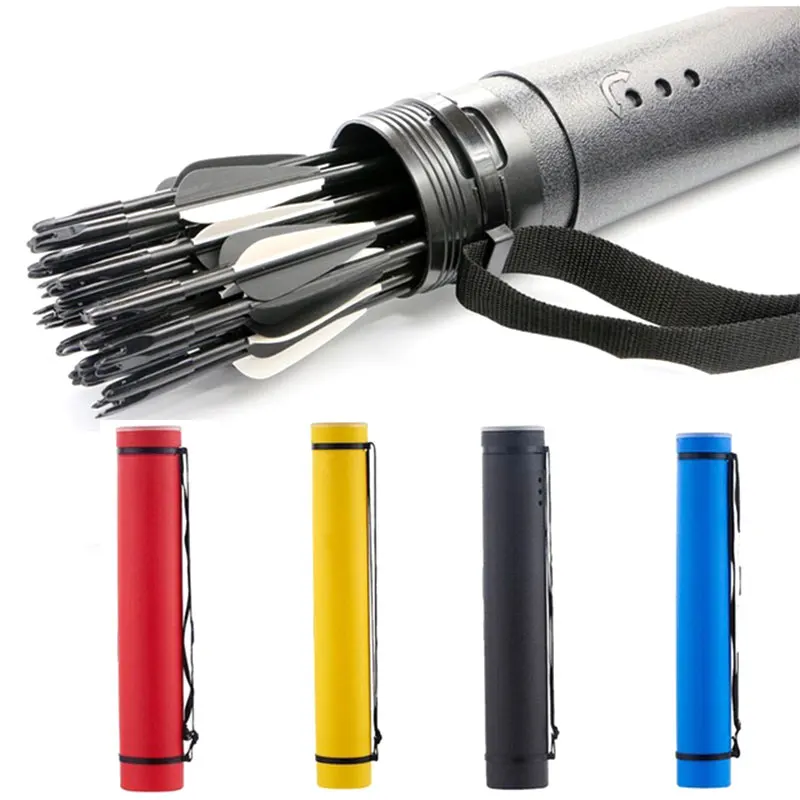 Günstig Jagd Teleskop Rohr Halter Zurück Bogenschießen Pfeil Köcher Fit Recurve Verbindung Bogen Bogenschießen