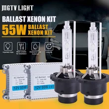 Mgtv Light Высокое качество 12В 55Вт Hid Xenon комплект H1 H3 H7 H27 H11 H4 Bi Xenon Hi/низкая 9005 9006 D2S D2H 9012 H27 880 головной светильник