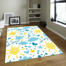 Прикроватный коврик для спальни современный простой Гостиная Настольный коврик для чая Скандинавская бытовая комната прямоугольный Хрустальный бархатный коврик