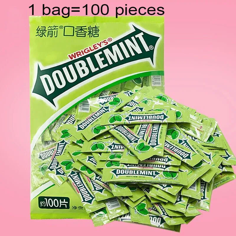 100pieces/bag chew bubble gum chinese delicious casual protein snack