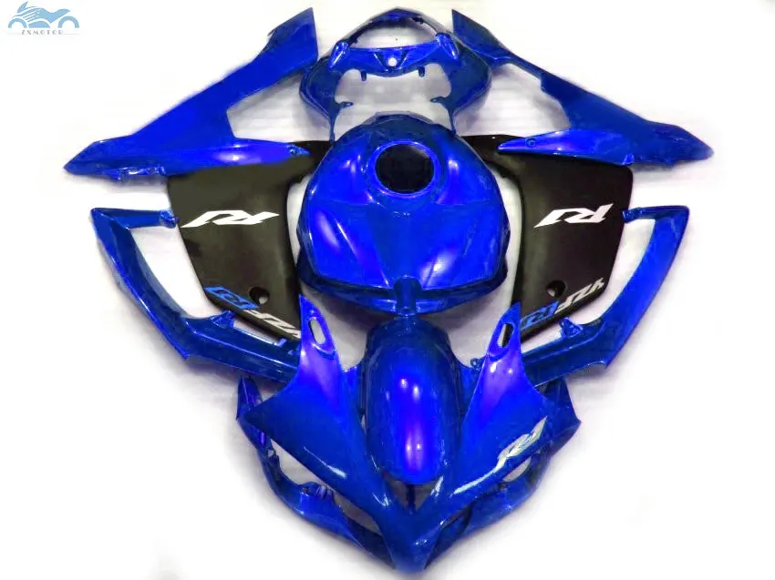 Комплект обтекателей под заказ подходит для YAMAHA 2007 2008 YZFR1 YZF R1 07 08 синие черные