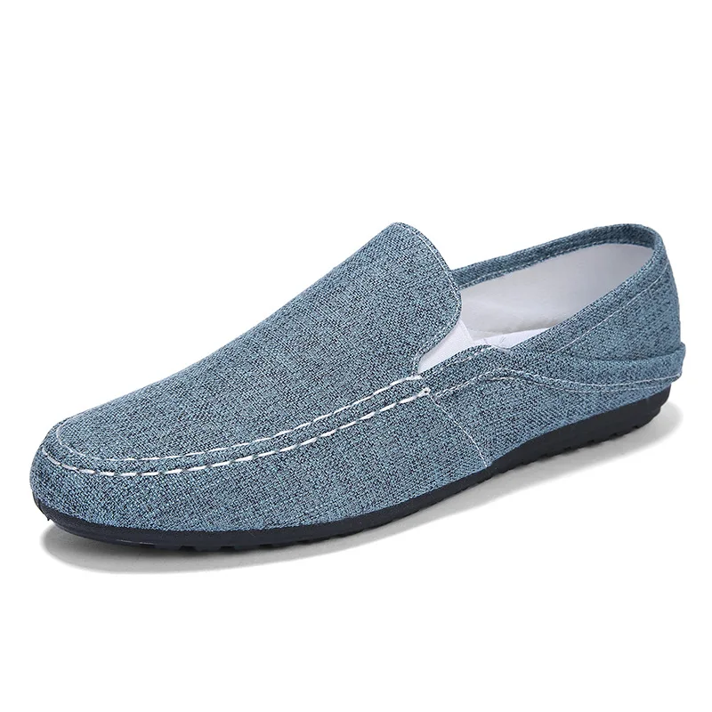 

New Canvas Shoes Men Casual Shoes Breathable Men Shoes Loafers Soft Comfort Outdoor Flats Lazy Shoes For Male Chaussure Homme