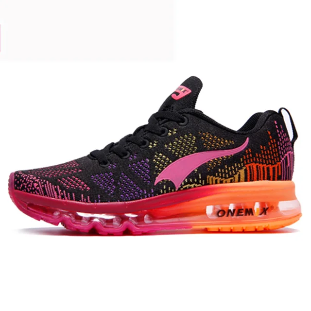 ONEMIX, женская обувь для бега, спортивная обувь, легкие кроссовки для бега, Zapatos De Hombre Max - Цвет: BlackPink