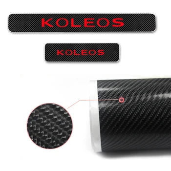 

Car Door Sill Protector Scuff Plate For RENAULT KOLEOS Car Accessories Carbon Fiber Vinyl Sticker Door Threshold Plate Stickers