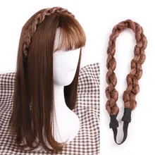 Новые модные цветы с бахромой ободок для волос в виде косички Уход за волосами Инструменты для укладки аксессуары заколки для девочек