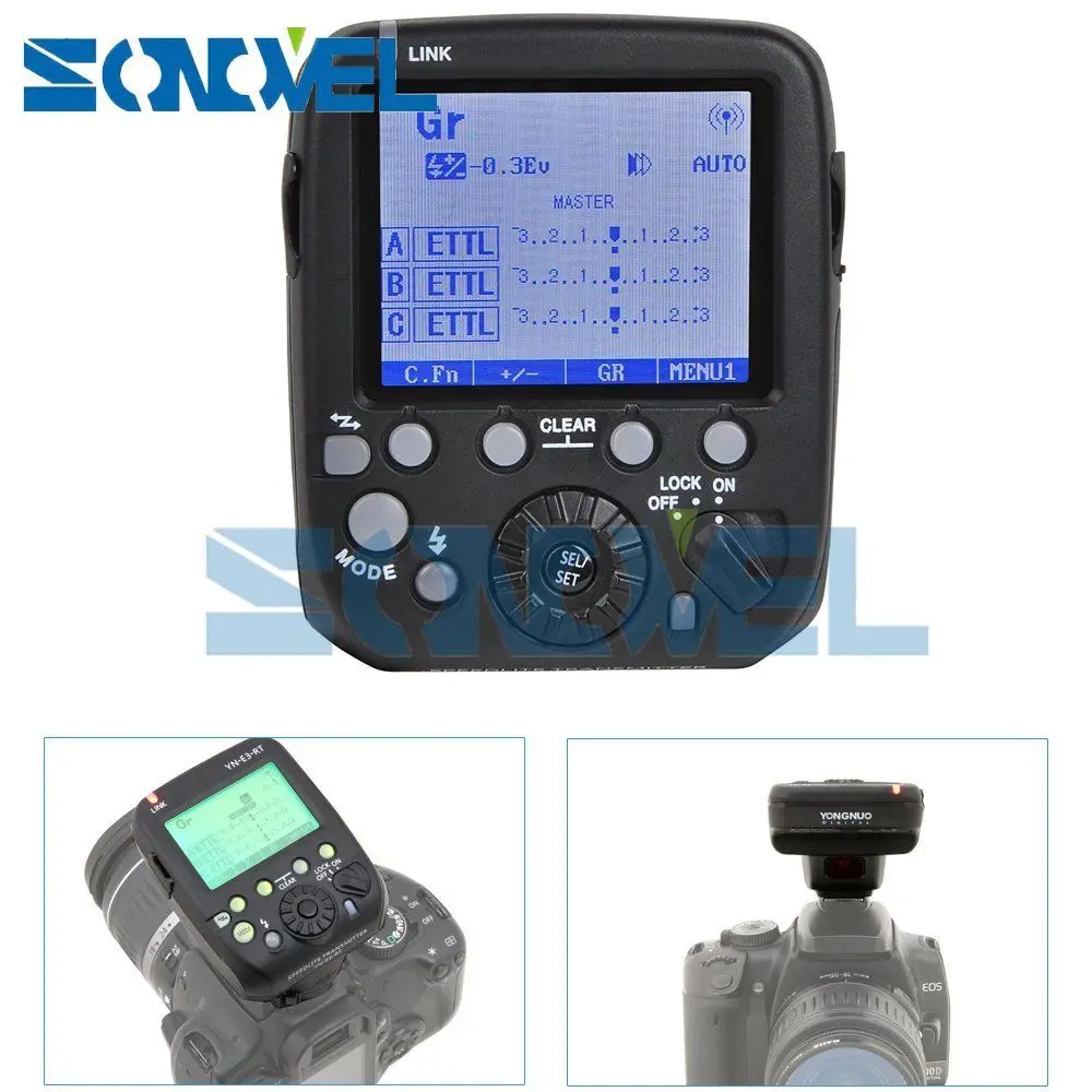 

YONGNUO YN-E3-RT TTL Radio Trigger Speedlite Transmitter as ST-E3-RT for Canon 80D 70D 60Da 7D 5Ds 600EX-RT YONGNUO YN600EX-RT