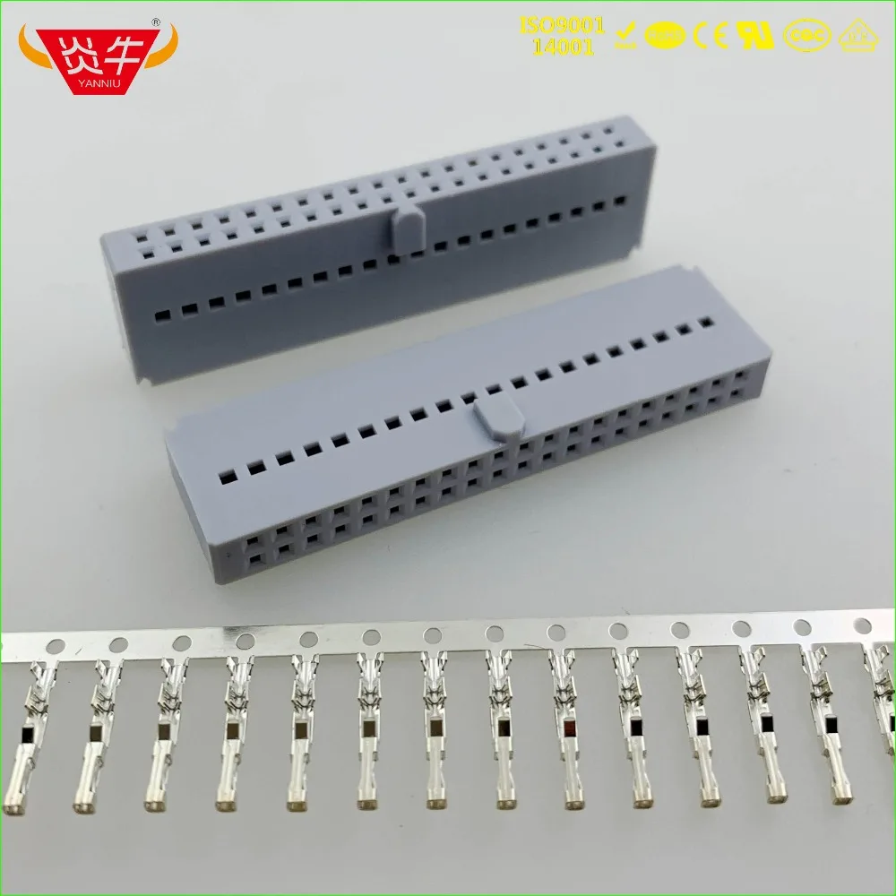 Женский штекер 2 54 мм 40-контактный отжимной Тип IDC разъемы ISP JTAG HEADER для плоского
