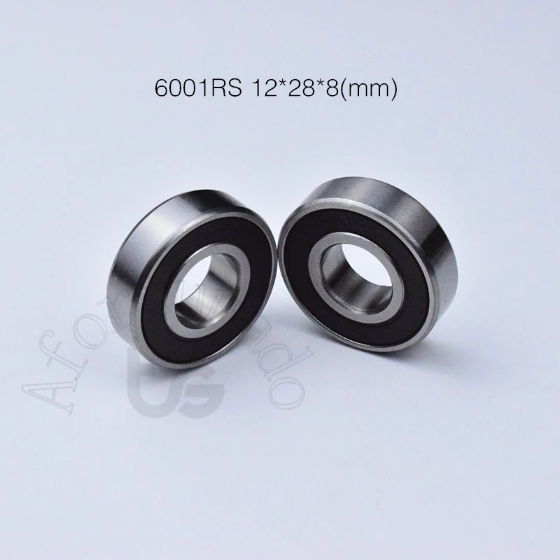 6001RS 12*28*8 (мм) 1 шт. подшипник ABEC 5 резиновые уплотнительные подшипники 6001