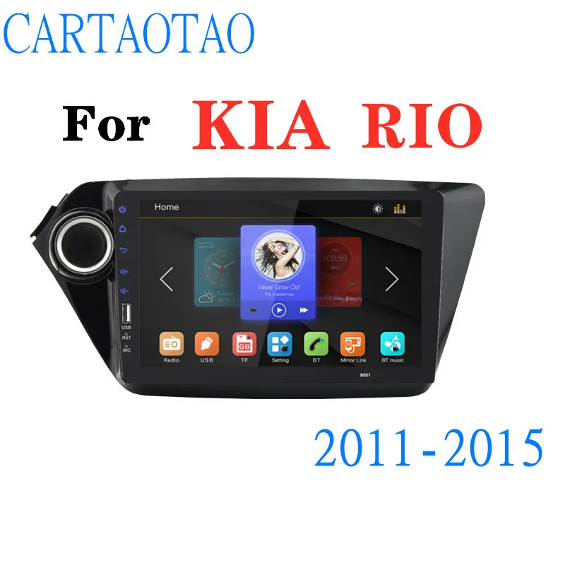 

Car radio 1Din 9 inch mp5 player mirror link Bluetooth touch screen car stereo radio mp5 Car video player For Kia Rio 2011-2016