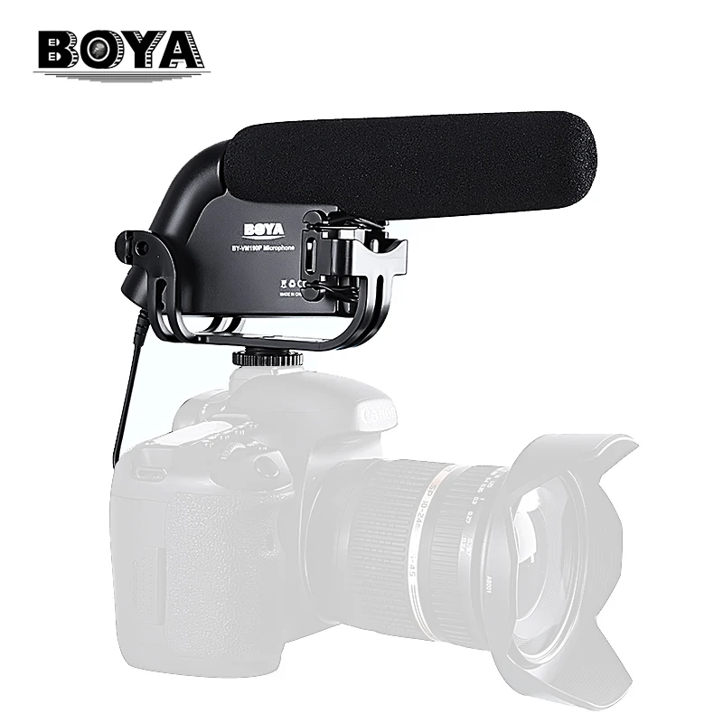 

BY-VM190 Video Broadcast Directional Condenser Mini Gun Microphone Prosumer Interview 3.5mm MIC Jack For Canon Nikon DSLR Camera