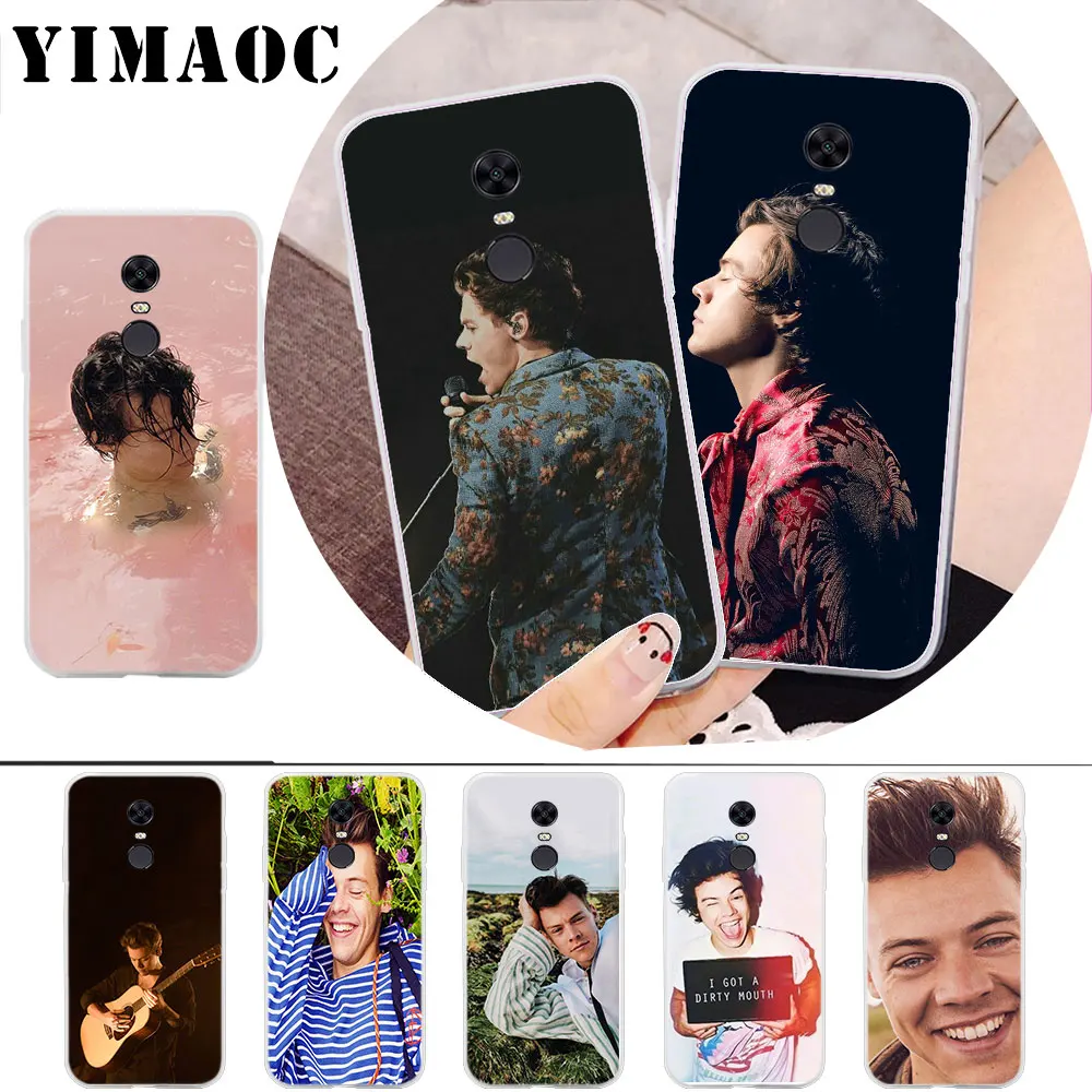 

YIMAOC Harry Styles Soft Case for Xiaomi Redmi 4A Note 7 4X 5 Plus 5A Prime 6 Pro 6A S2