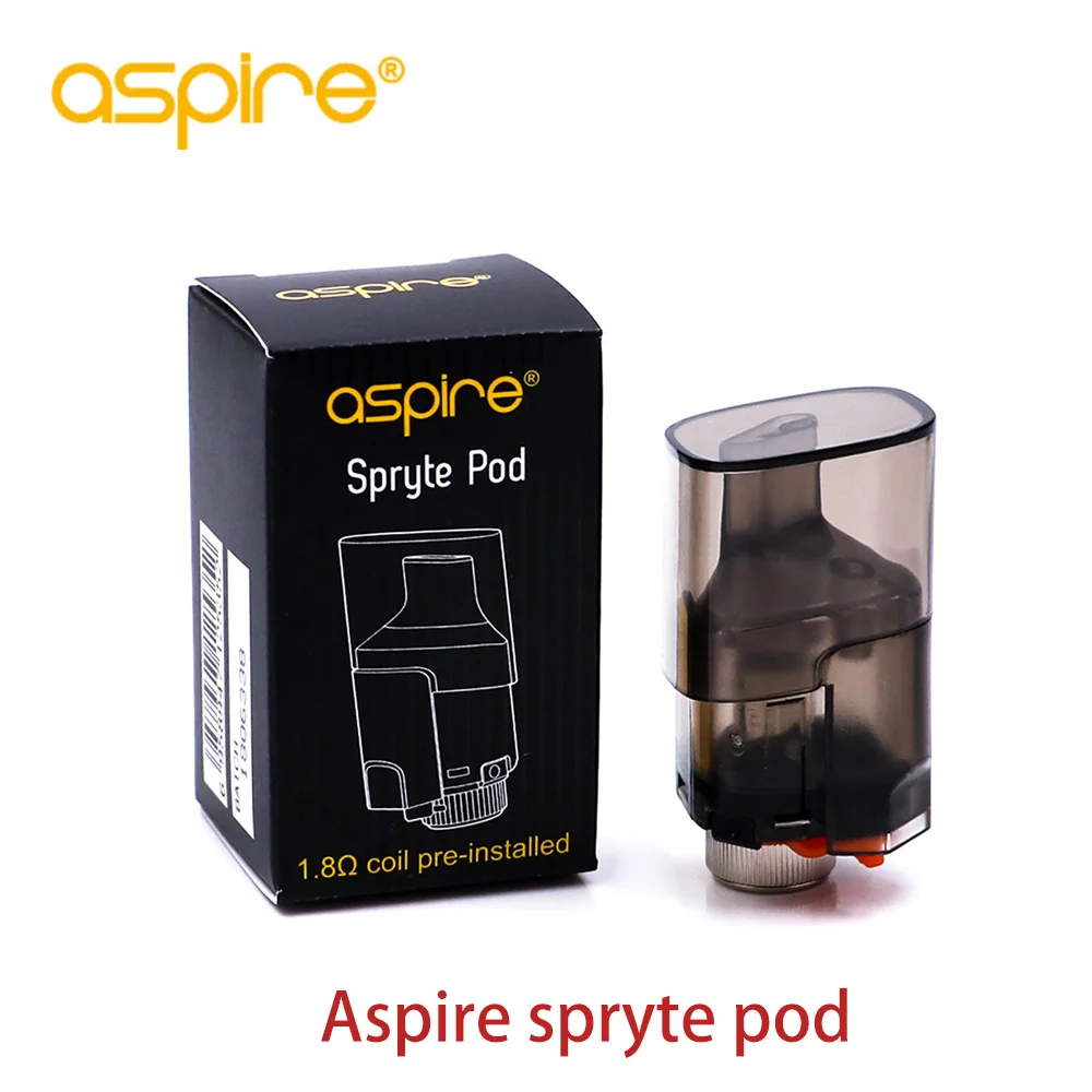 

Aspire Spryte Pod Vape Atomizer 3.5ml/2ml TPD with BVC Coil Installed Electronic Cigarette Vape Tank for aspire Spryte Kit