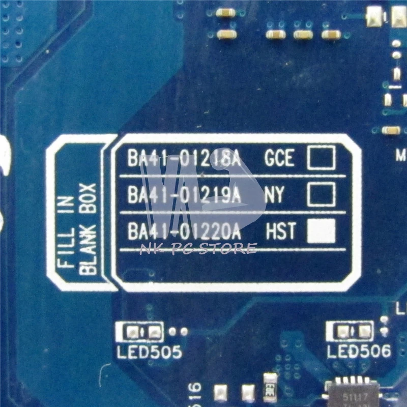 Nokotion لسامسونج np-r540 laptop motherboard uma hm55 ddr3 الشحن cpu BA41-01219A BA92-06381B BA92-06381A