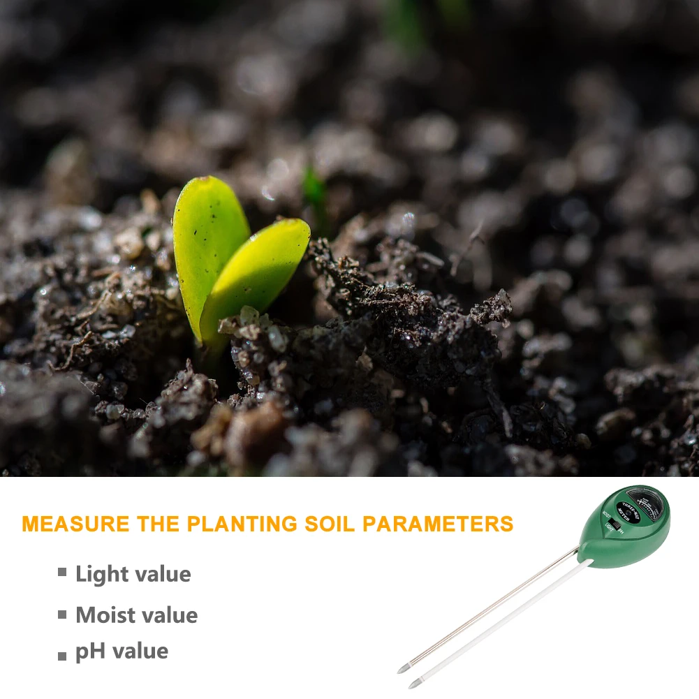 3 в 1 PH Тест er растение цветок почва водяной светильник измеритель влажности гидропонный анализатор тестовый детектор садовый поставщик