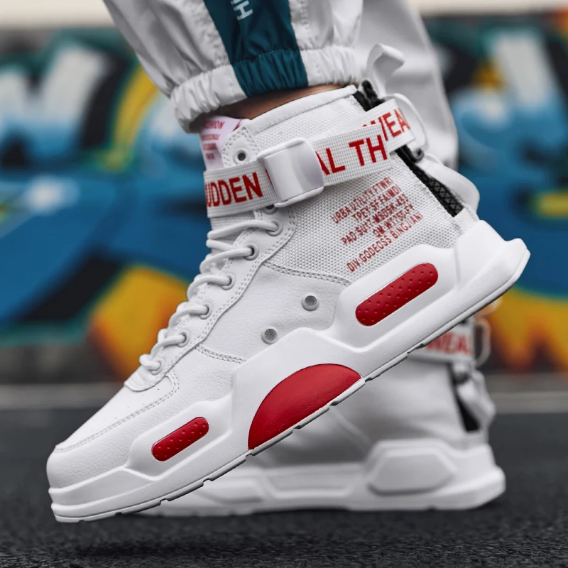 Skup YRRFUOT 2019 Trend nowe męskie buty wysokiej jakości odkryty antypoślizgowe mężczyźni Sneakers marka Hot sprzedaż wygodne buty do chodzenia oddychające