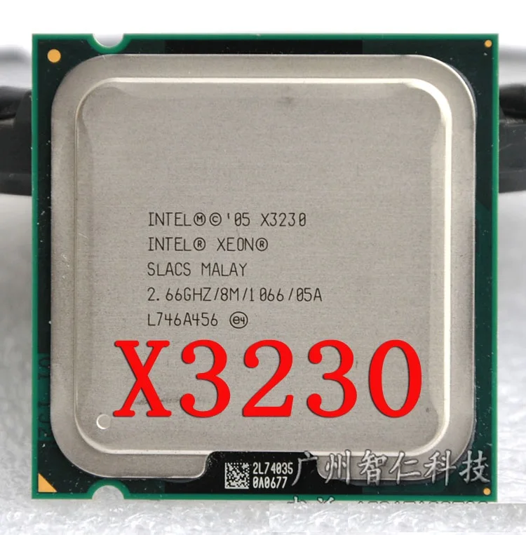 Intel Xeon X3230 2.66 Ghz 8M L2 Cache 1066MHz FSB LGA775 Quad-Core Processor