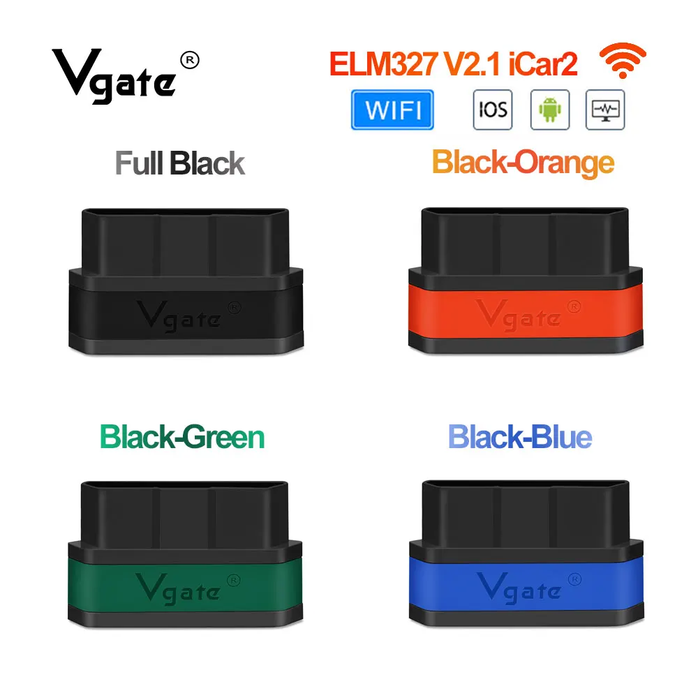 

Hot sale Vgate iCar2 OBD2 scanner ELM327 WIFI auto diagnostic scanner OBDII code reader obd2 scan tool profissional promotion
