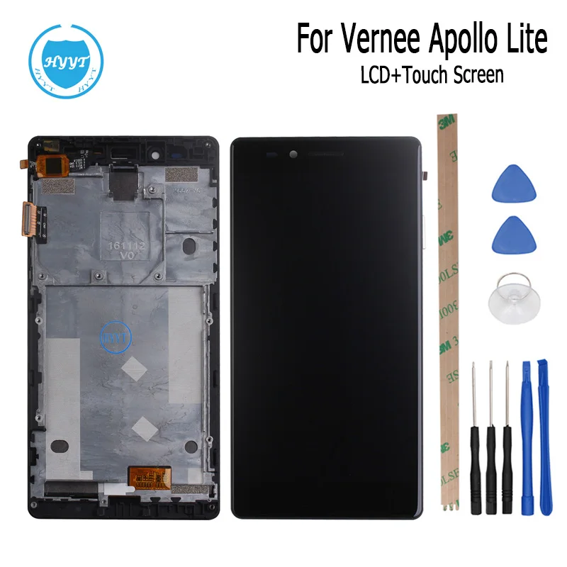 imágenes para 5.5 pulgadas Para Vernee Apollo Pantalla LCD + Pantalla Táctil Con El Marco Original del 100% Pantalla Digitalizador Asamblea piezas de Repuesto + Tool + Adhesivo imágenes para 5.5 pulgadas Para Vernee Apollo Pantalla LCD + Pantalla Táctil Con El Marco Original del 100% Pantalla Digitalizador Asamblea piezas de Repuesto + Tool + Adhesivo