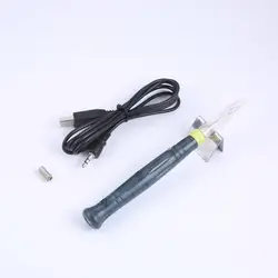 5 в 8 Вт Мини Портативный USB Электрический паяльник ручка наконечник сенсорный выключатель с защитной крышкой и светодиодный сварочный