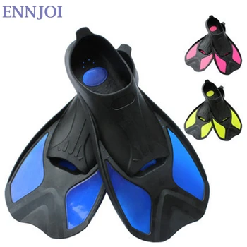 

Adult Flexible Adjustable Swimming Fins Submersible Short Swimming Snorkeling Foot Professional Diving Fins Flippers
