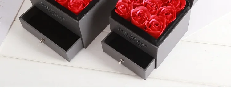 rose gift box artificial flowers  (5)