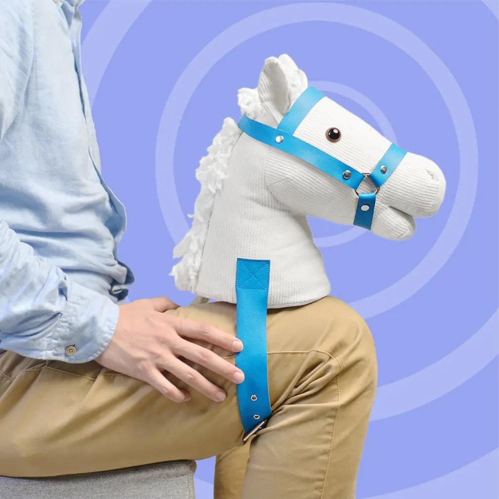 Parent-Child Interactive Toy Riding Animal Reading Horses Stuffed Toy for Children Novelty Toys