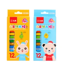Новые 12 цветов и 18 цветные карандаши набор нетоксичных детей граффити школьников цветная живопись масляная пастель милые рисунки художественные маркеры