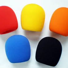 1 шт. 6 цветов можно выбрать Микрофон Гриль пенное покрытие Mic Щит ветрового стекла держатель высокого качества