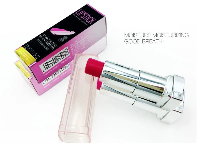 BIOAQUA Official selling 3 Colors Gradual Change Bite lips Moisturizing Three colors lipstick lip gloss Persistent Makeup tool BIOAQUA Official selling 3 Colors Gradual Change Bite lips Moisturizing Three colors lipstick lip gloss Persistent Makeup tool