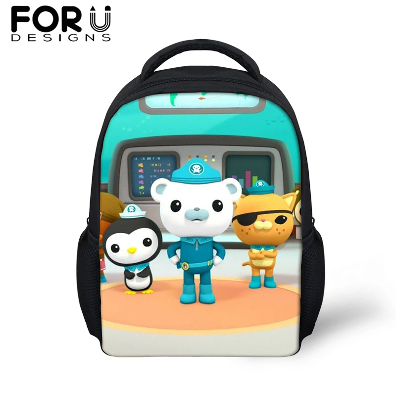 

FORUDESIGS Cartoon The Octonauts Small School Bag For Baby Boy Girls Cute Anime Backpack Children Kid Kindergarten Schoolbag