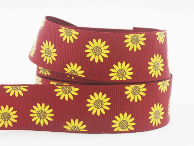 

[IuBuFiGo] мамина лента для Хэллоуина цветок 1 "25 мм Allhallowmas лента Grosgrain печать для украшения 80 ярдов