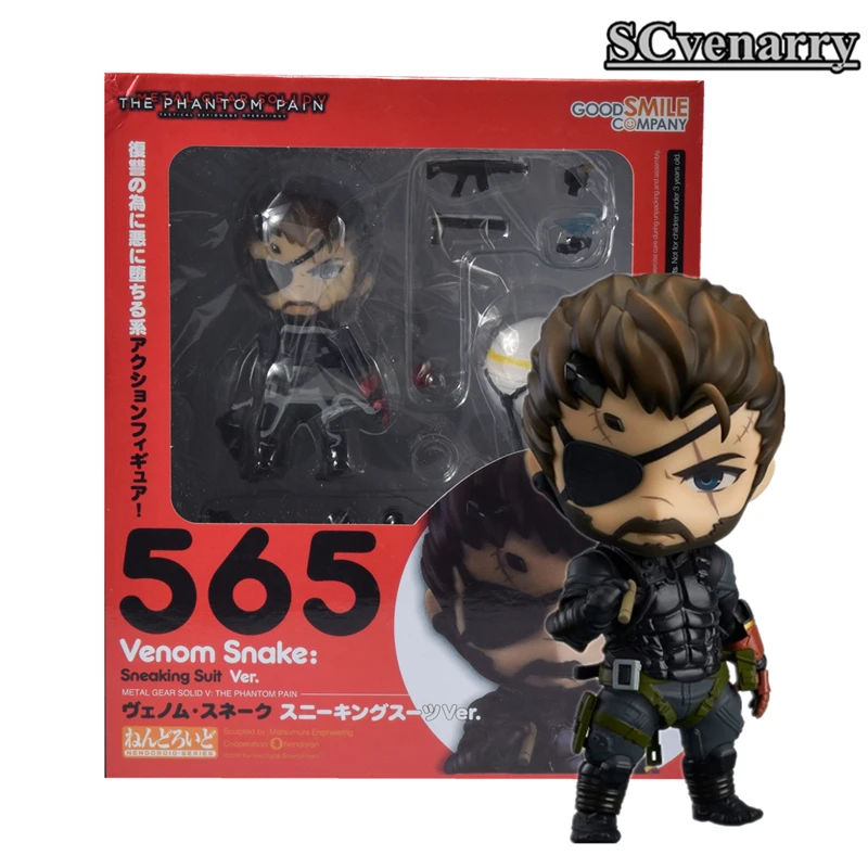 

Anime Nendoroid METAL GEAR SOLID 3 VENOM Snake 565 Diving Suit PVC Action Figure Collectible Model Toy 10cm Games METAL GEAR