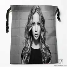 Пользовательские печати Дженнифер-lawrenceDrawstring хозяйственные сумки дорожный мешочек для хранения плавать Пешие прогулки игрушки мешок унисекс мульти Size18-12-31-74