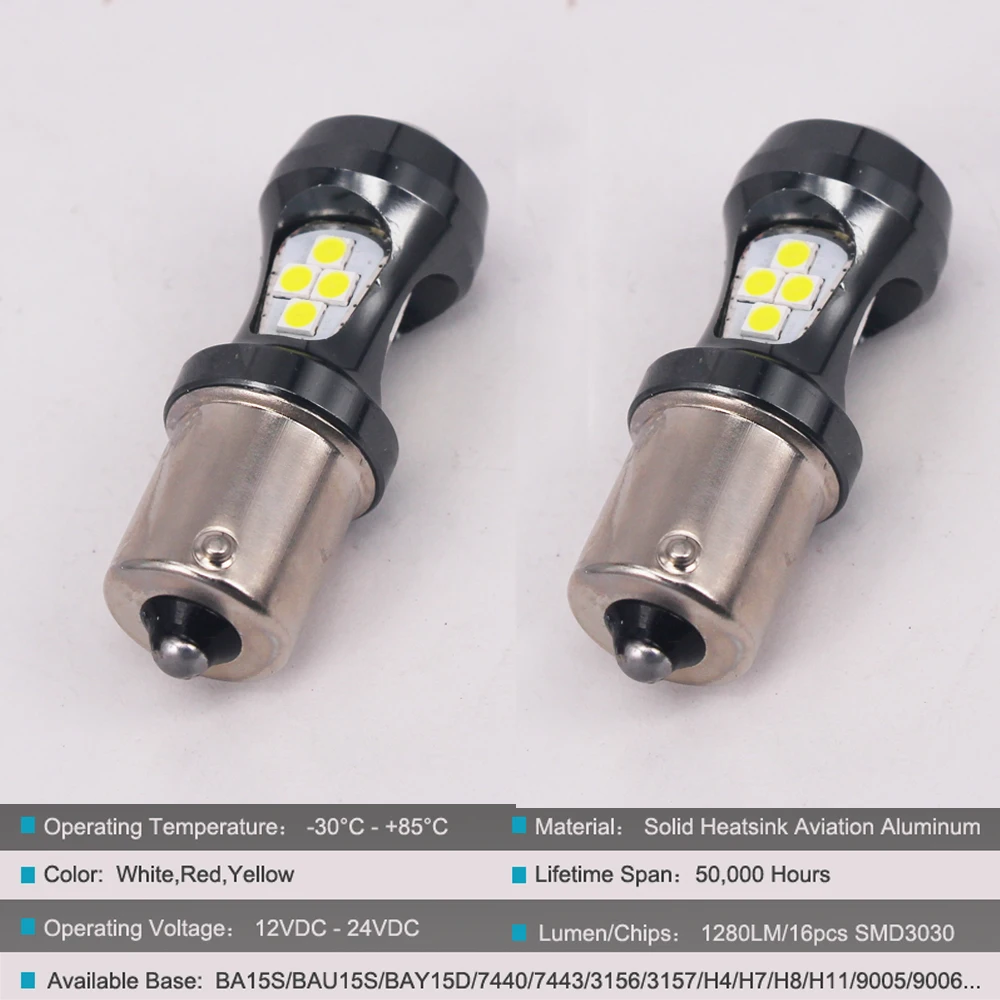BA15S-1156-P21W-16smd3030-W-5
