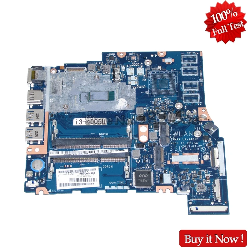

NOKOTION Laptop Motherboard For Toshiba Satellite U40 M40 M45 MAIN BOARD ZRMAA LA-A481P K000151490 14 Inch I3-4005U CPU DDR3