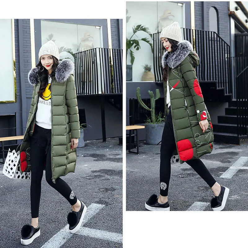 Green 2019 574 navy Black gray Parka army Les Blue Col Peuvent Fourrure Longue D'hiver De Conception Deux Coton À Manteau Porter red Veste Avec Mujer Spéciale Côtés Du Rembourré Capuche qzpSUMV