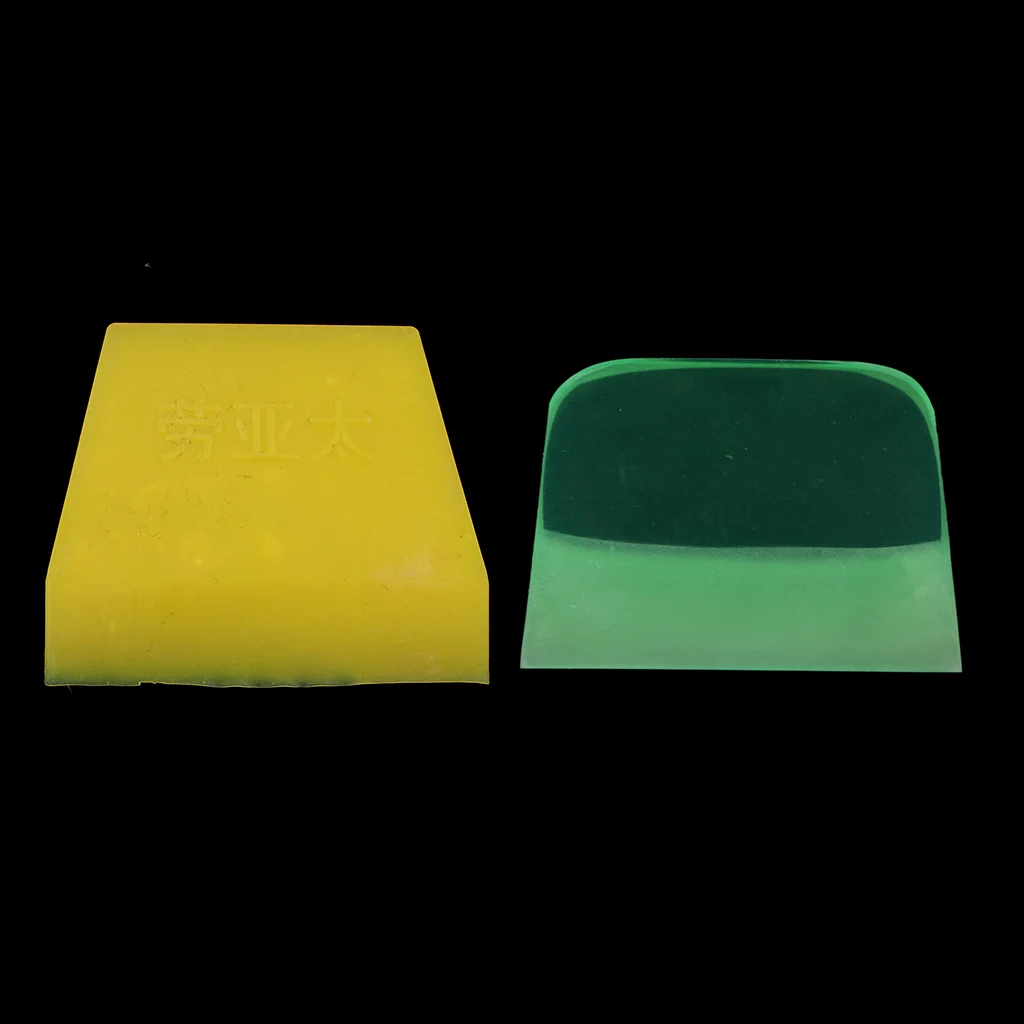 Pottery Decal Scraper, Flexible Rubber/TPR Scraper Squeegee for Ceramics Clay DIY Applique Decal Crafts