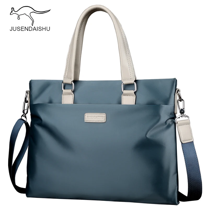 

Prettyzys 2019 Men Leather soft Handbag Volume Business Briefcase Men's Top Handle Fashion Daily Carry Tote Shoulder Man Bag
